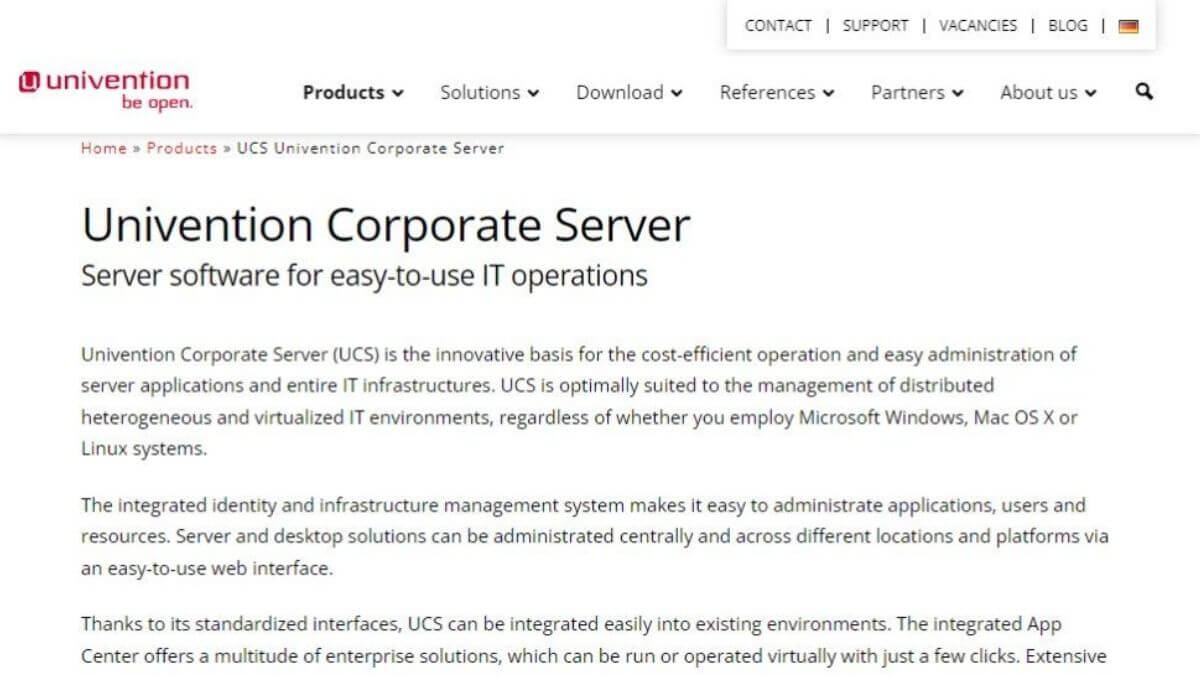 meilleure-distribution-linux-univention-corporate-server