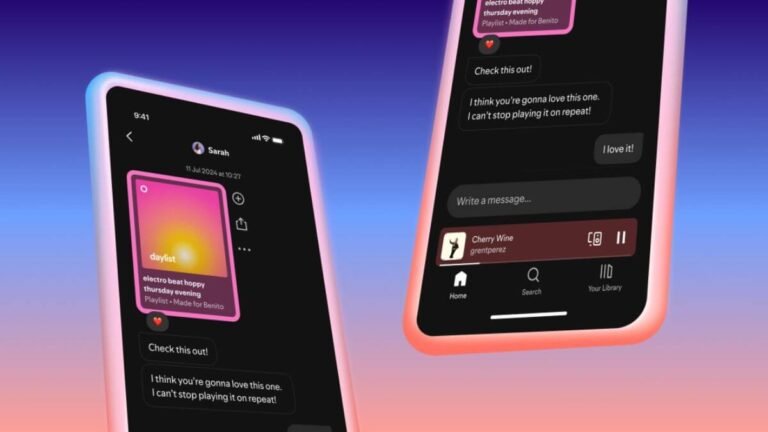 Spotify lance une messagerie intégrée pour renforcer son aspect social