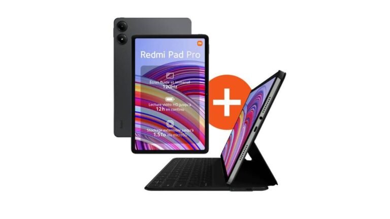 Xiaomi Redmi Pad Pro 12,1″ avec clavier à prix réduit chez la Fnac