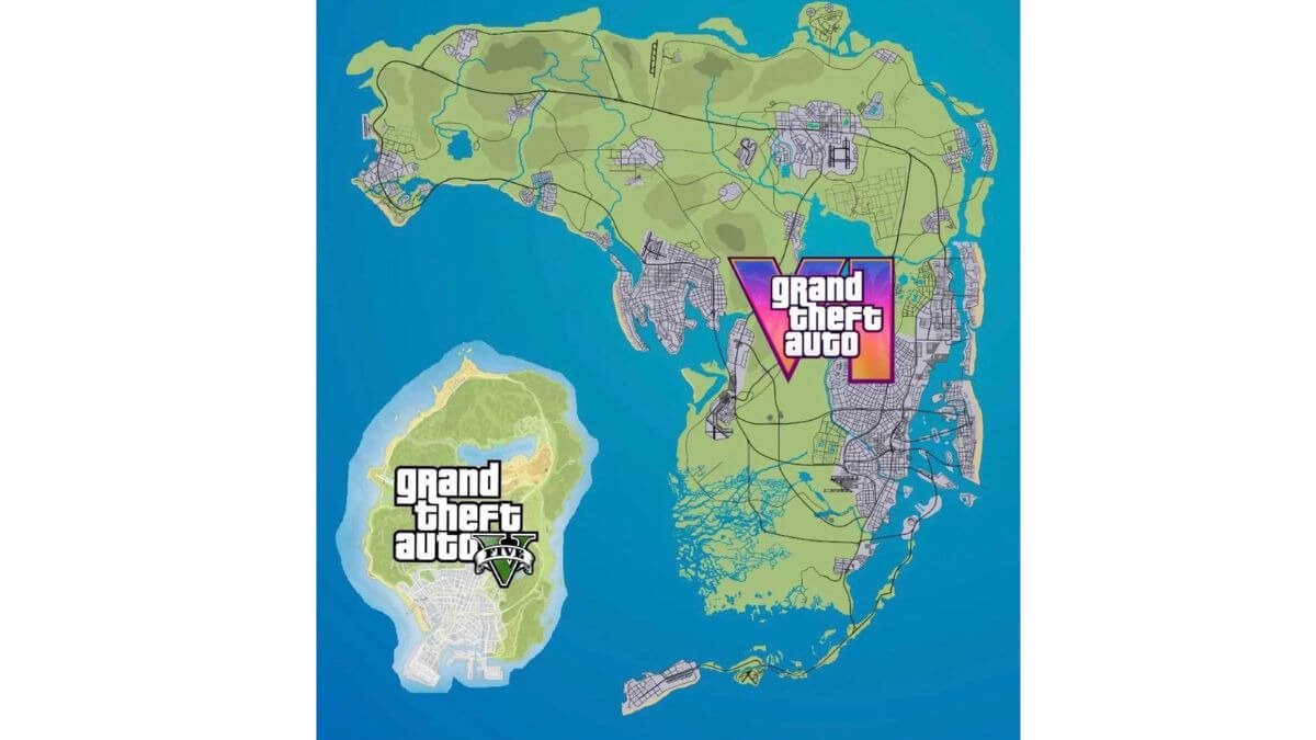 difference carte map gta 5 et gta 6